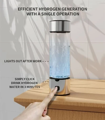 Portable Hydrogen Water Bottle Generator
